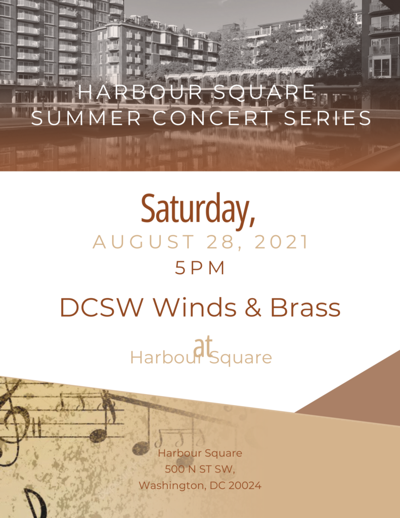 Summer Concert Series Winds & Brass at Harbour Square DC Strings